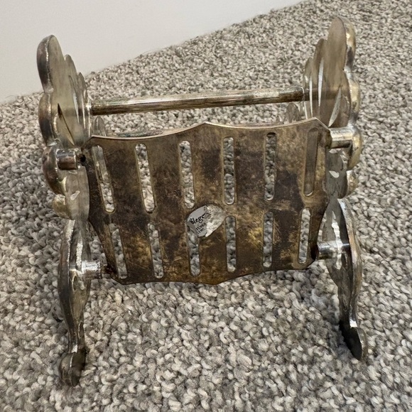 Elegance Ornate‎ Knife Rest Silver Plated Vintage 12 Slots - Picture 8 of 11